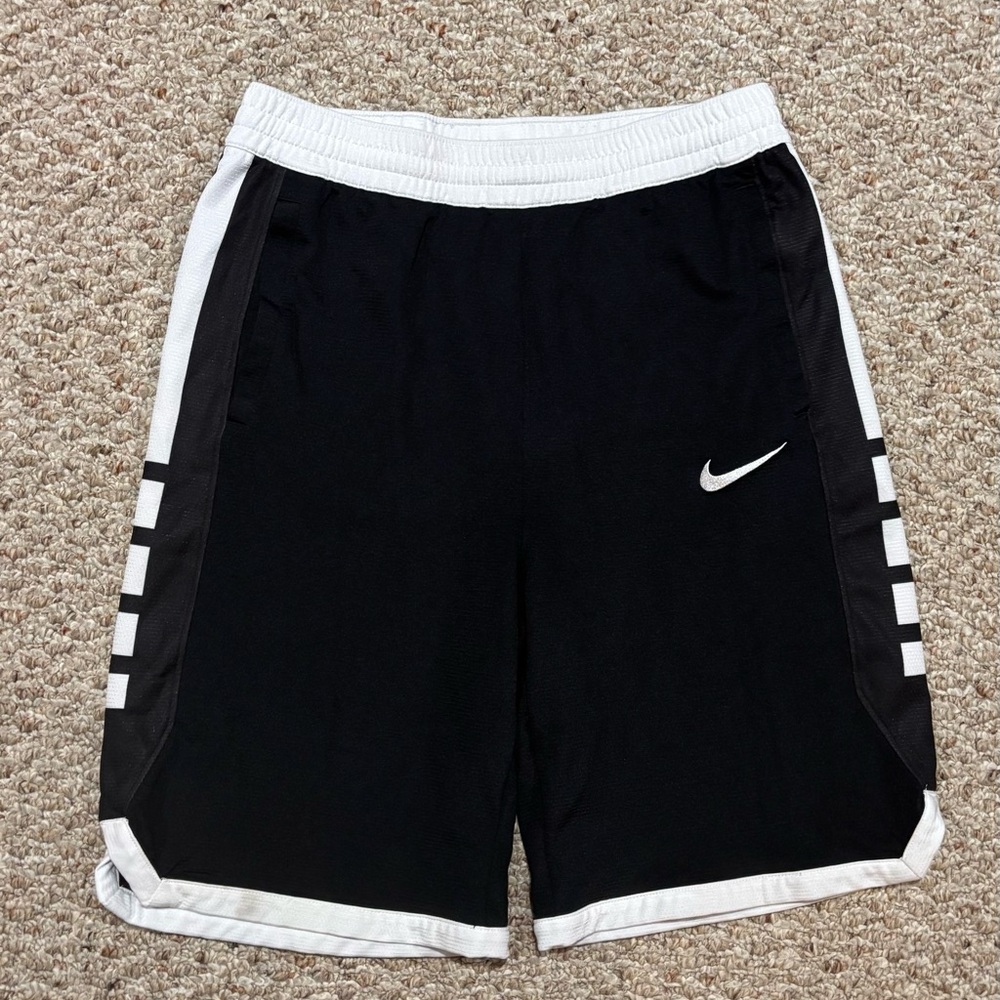 Nike Dri-FIT Black and White Shorts